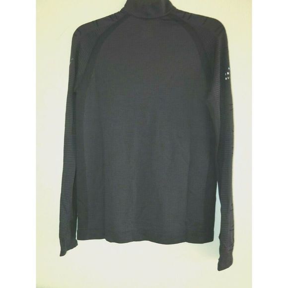 Nike CU6191 Women's Sz M Black Run Division 1/2-Zip Wool/Nylon Running Top $120+ - Picture 2 of 9